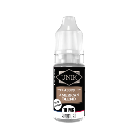 Unik • American Blend • Sel de Nicotine 10ml