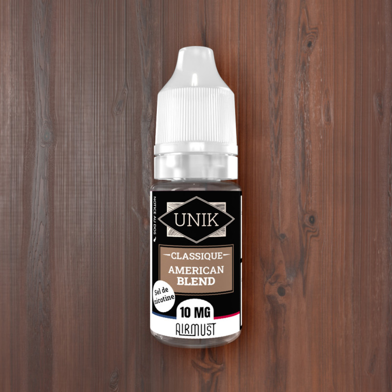 Unik • American Blend • Sel de Nicotine 10ml