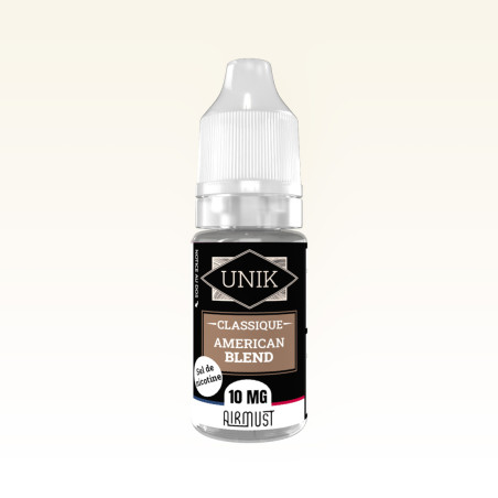 Unik • American Blend • Sel de Nicotine 10ml