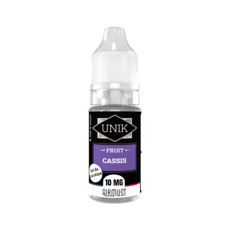 Unik • Cassis • Sel de Nicotine 10ml