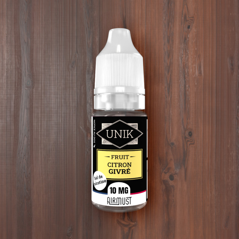 Unik • Citron Givré • Sel de Nicotine 10ml