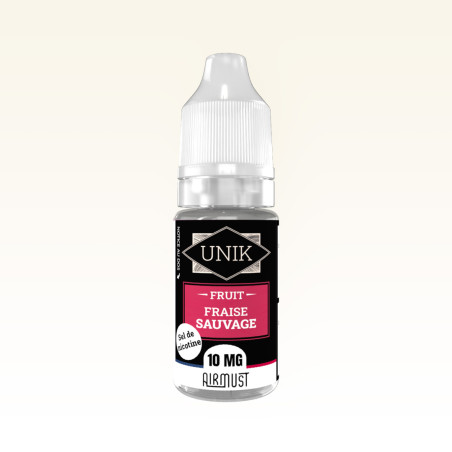 Unik • Fraise Sauvage • Sel de Nicotine 10ml