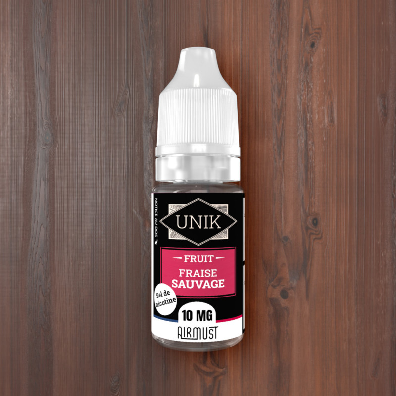 Unik • Fraise Sauvage • Sel de Nicotine 10ml