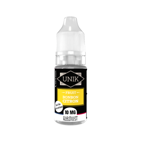 Unik • Bonbon Citron • Sel de Nicotine 10ml