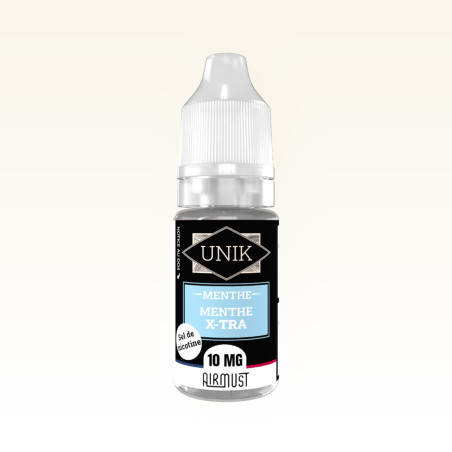 Unik • Menthe X-TRA • Sel de Nicotine 10ml