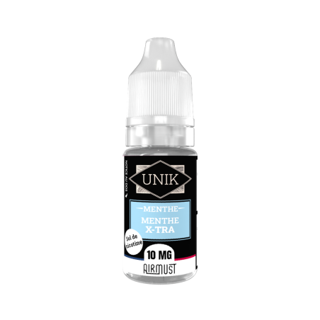 Unik • Menthe X-TRA • Sel de Nicotine 10ml