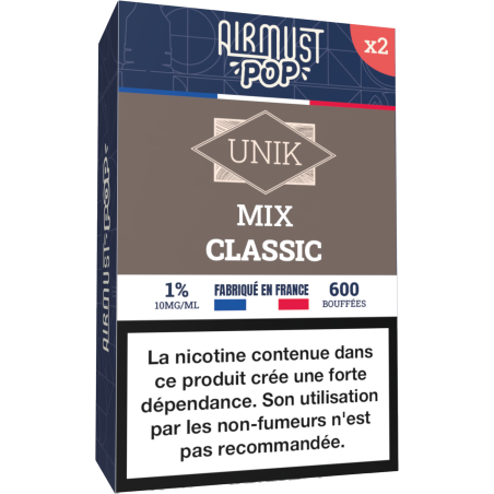 Airmust POP • Mix Classic 2ml- boîte de 2 pods