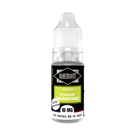 AIRMUST • Pomme Harmonie • Sel de Nicotine 10ml