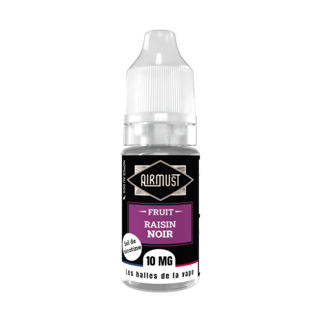 AIRMUST • Raisin noir • Sel de Nicotine 10ml