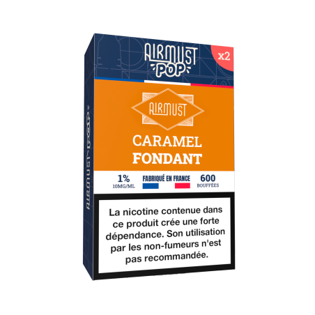 Airmust POP • Caramel Fondant 2ml- boîte de 2 pods
