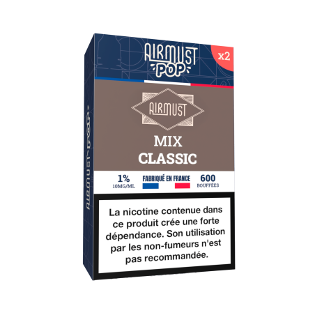 Airmust POP • Mix Classic 2ml- boîte de 2 pods