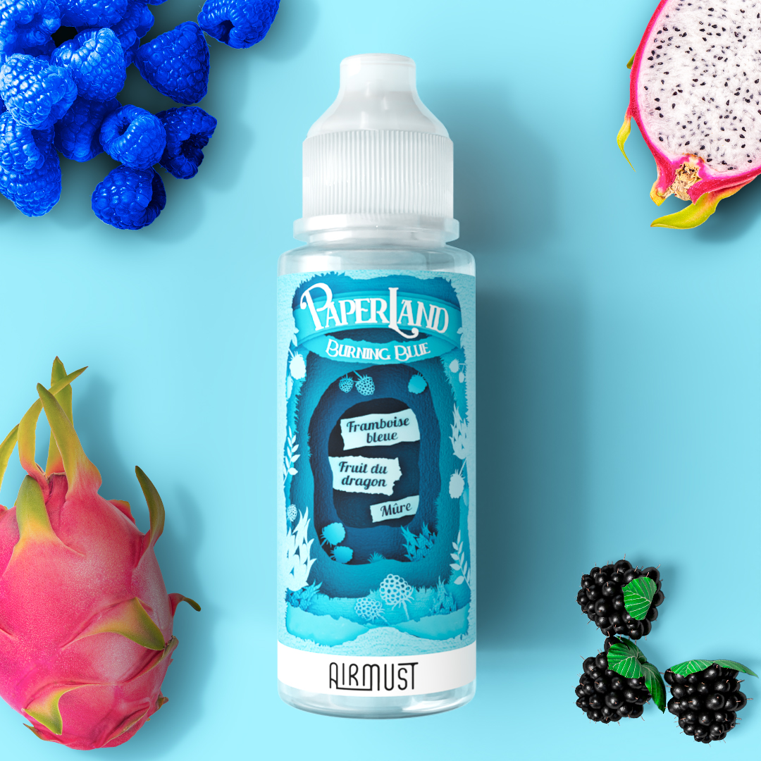 Burning Blue e-liquides fruité